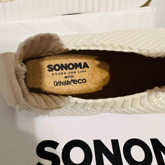 Sonoma Ortholite eco Carolynn-NWT-Slip On Comfort Shoes Cush Foot Bed-Sz. 9 1/2 - Picture 13 of 14